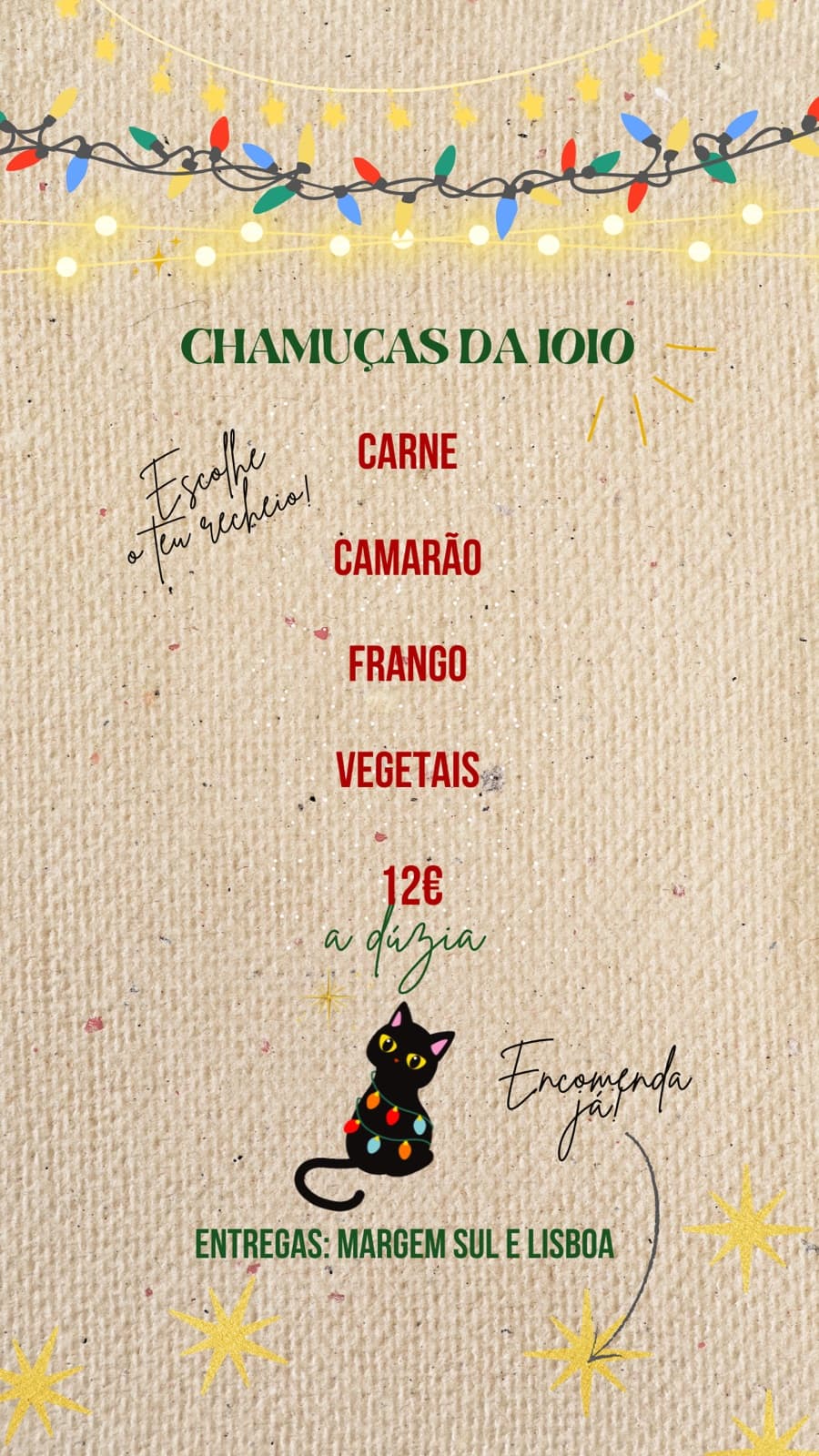 Menu and ordering graphic